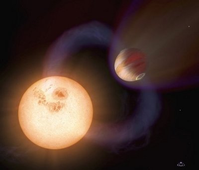 This picture relased by the European Space Agency in 2006 shows ...