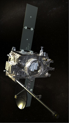Artist rendering of STEREO spacecraft.