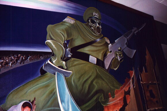 "Darth Vader" mural