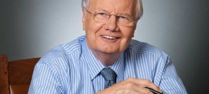 Portrait, Bill Moyers. (photo: Robin Holland)