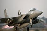 Israeli Air Force F-15 Eagle takes off Israeli Air Force F-15 Eagle takes off