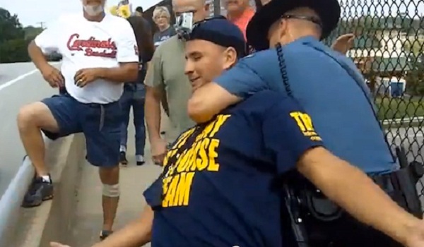 If a Highway Patrol Officer Cancels Your Peaceful Protest, Is He Guilty of Eradicating Your 1st Amendment Rights