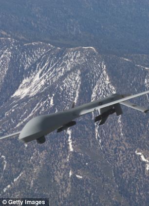 Deadly: An unmanned drone which is used by the U.S. military against the Taliban and al-Qaeda