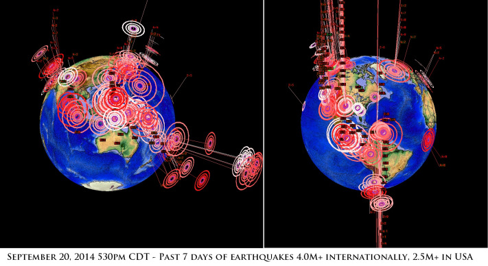 earthquake update setp 20 2014
