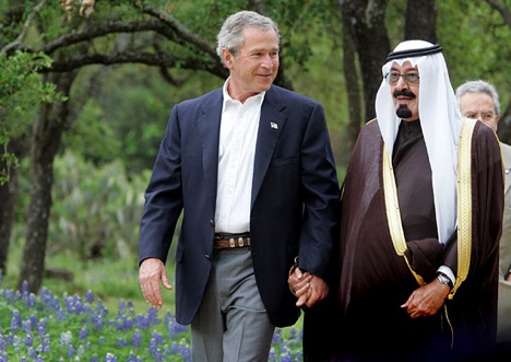George W Bush and gay Saudi King