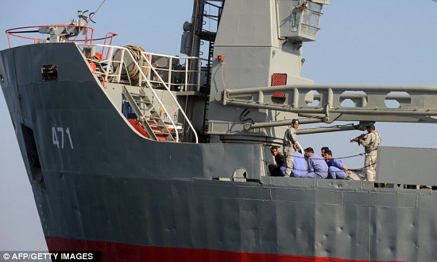 Warning: Tehran said a week ago it would shut down the strategically vital shipping lane if the West took tougher action against Iran