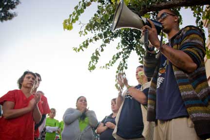 Striking Walmart workers