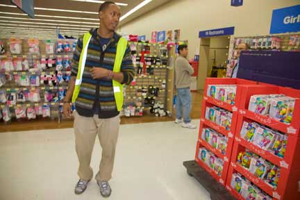 Striking Walmart workers